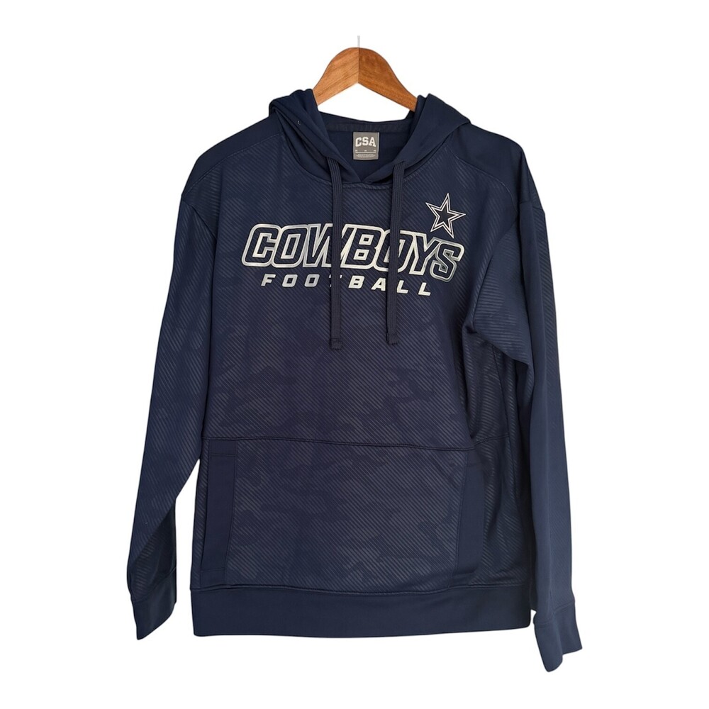 Dallas Cowboys Navy Blue Camo Pullover Mens Hoodie Sweatshirt Size Medium *NWT*